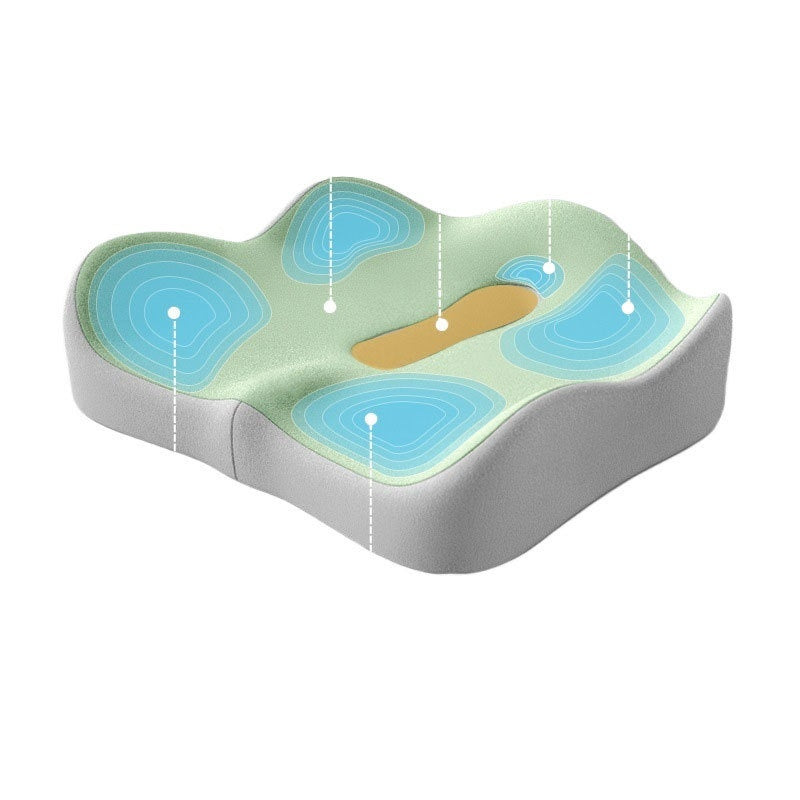 Ergonomic Memory Foam Seat Cushion – Tailbone Relief & Long Sitting Comfort