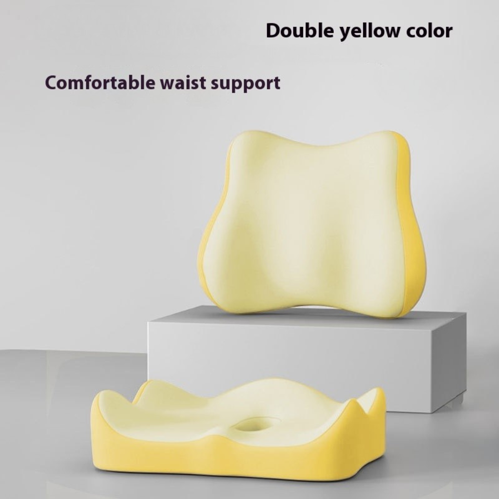 Ergonomic Memory Foam Seat Cushion – Tailbone Relief & Long Sitting Comfort