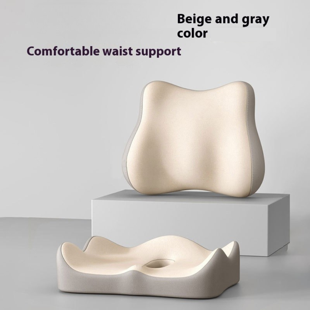 Ergonomic Memory Foam Seat Cushion – Tailbone Relief & Long Sitting Comfort