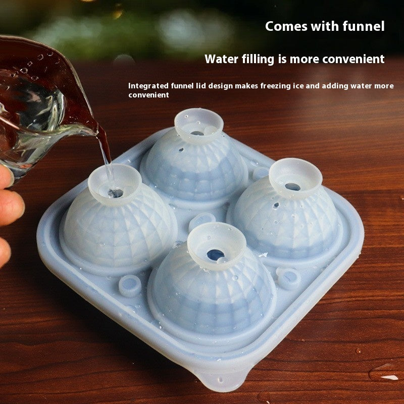 Premium Slow-Melting Prism Ice Mold – Whiskey & Cocktail Silicone Ice Tray