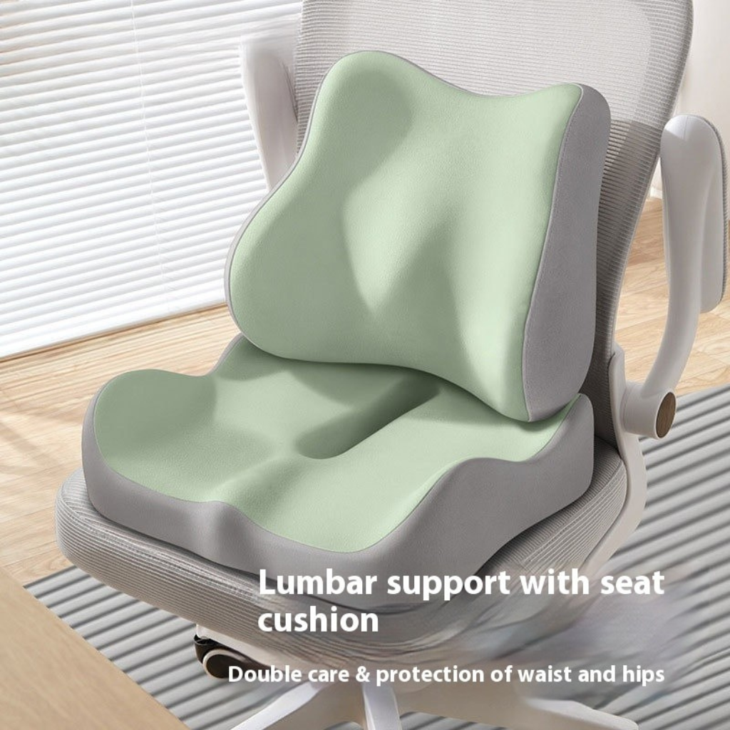 Ergonomic Memory Foam Seat Cushion – Tailbone Relief & Long Sitting Comfort