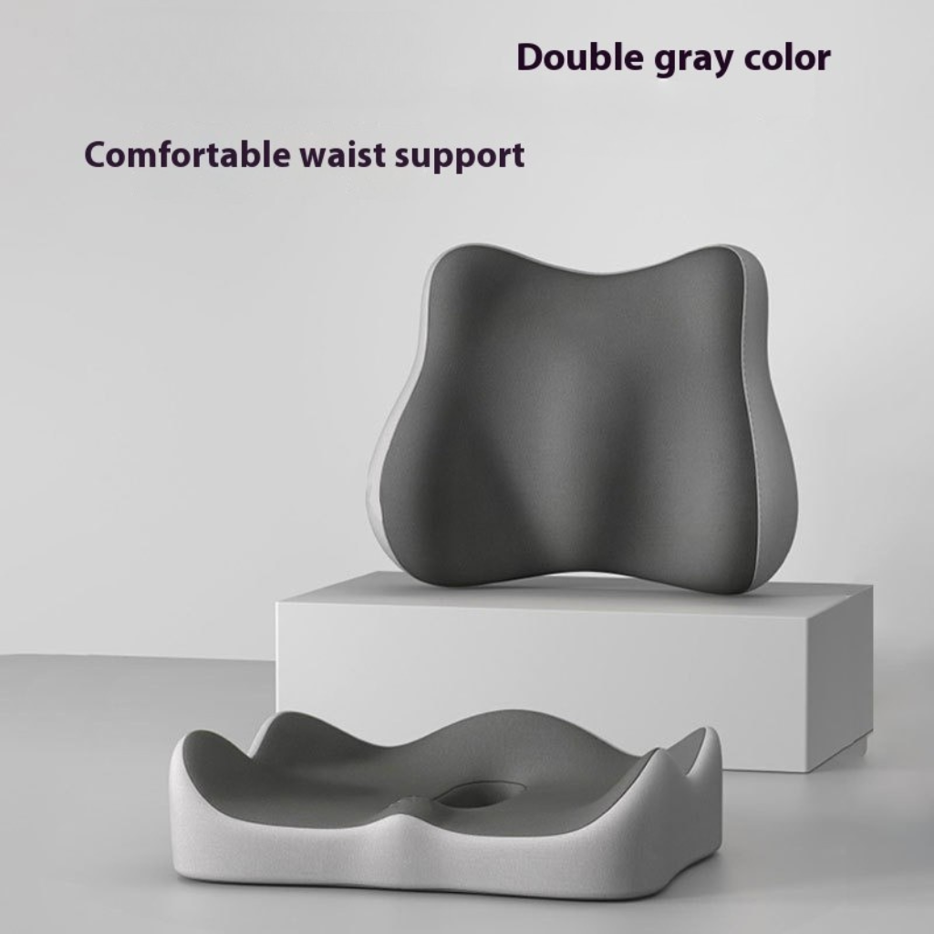 Ergonomic Memory Foam Seat Cushion – Tailbone Relief & Long Sitting Comfort