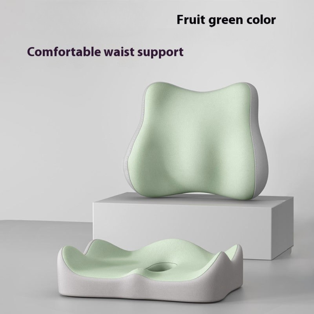 Ergonomic Memory Foam Seat Cushion – Tailbone Relief & Long Sitting Comfort