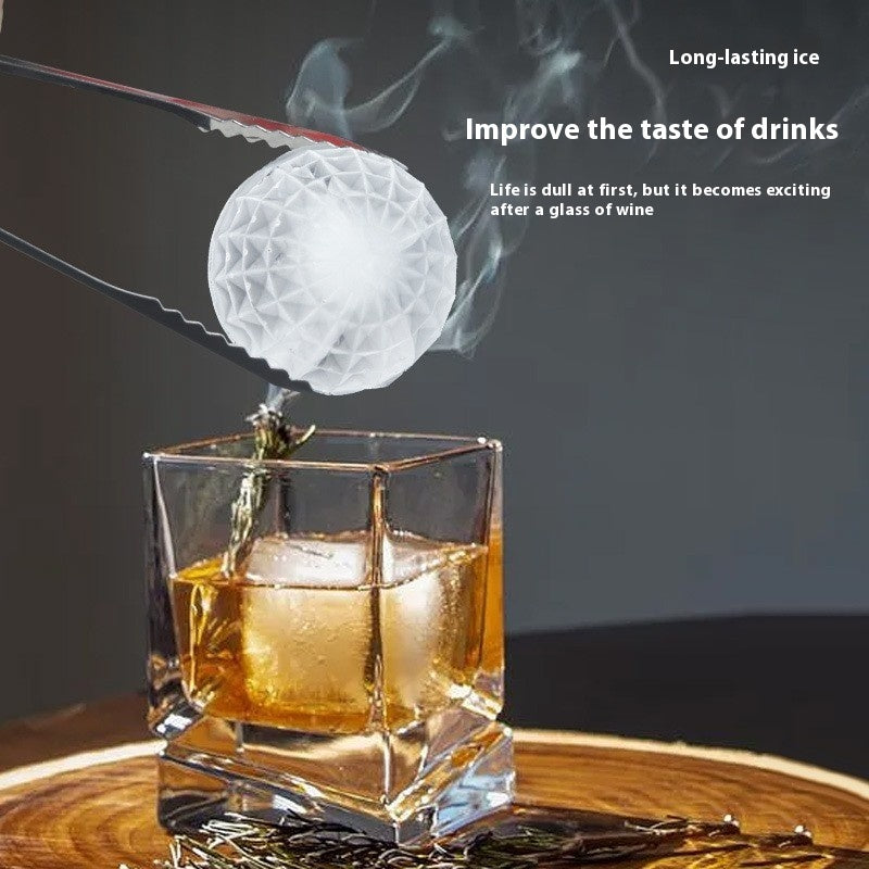 Premium Slow-Melting Prism Ice Mold – Whiskey & Cocktail Silicone Ice Tray