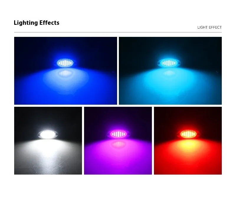 12V RGB LED Car Chassis Ambient Light – Underbody Glow Lighting Kit